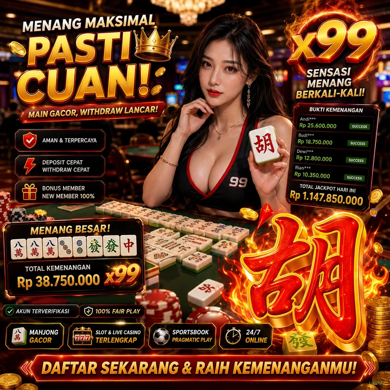 ida777 Platform Game Terpercaya untuk Pemain Indonesia